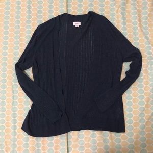 🌟 Ribbed Open Front Cardigan